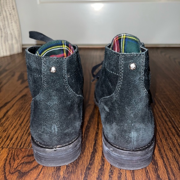 Black Suede Sam Edelman Ankle Boot - Picture 6 of 7